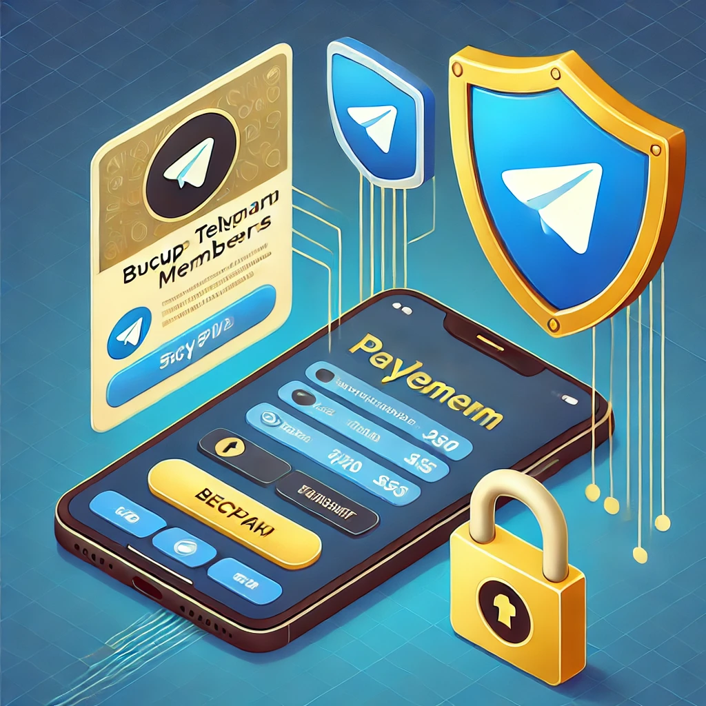 Secure transaction for buying Telegram members